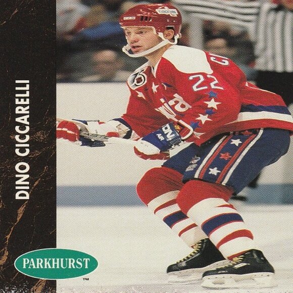 Dino Ciccarelli NHL Hockey Card Collection - 7 Capitals NHL Hockey Cards - Picture 5 of 8